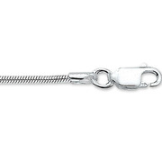 House collection 1002351 Silver Chain Snake Round 1.6 mm x 40 cm