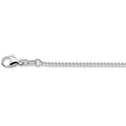 House collection 1306152 Silver Gourmet Necklace 1.7 mm x 50 cm