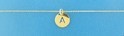 House collection 4020799 Necklace Yellow gold Letter A 0.8 mm x 44 cm