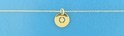 House collection 4020814 Necklace Yellow gold Letter O 0.8 mm x 40-42-44 cm
