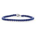 TI SENTO-Milano 2908BL Bracelet Beads silver blue 4 mm 19.5 cm