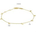 House collection Bracelet Gold Rounds 1.0 mm 17 - 18 - 19 cm