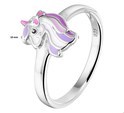 Home Collection Ring Unicorn Silver Rhodium Plated