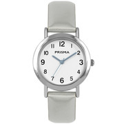 Coolwatch by Prisma CW.356 Children's watch Vera steel/leather silver colored 30 mm