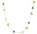 House collection 4020678 Necklace Yellow gold Topaz 1.0 mm 42 - 45 cm