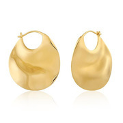 Ania Haie E007-01G Earrings Ripple Thick Hoop gold colored