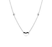 House collection 1329645 Silver Necklace Heart 1.2 mm 36 + 3 cm