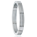 Slate 404.0220.06 Bangle-Bracelet steel silver colored 6 mm