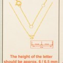 House collection 4021368 Necklace Yellow gold Letter D 40 - 42 - 44 cm