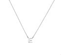 House collection 1330114 Silver Chain Letter E 1.1 mm 41 + 4 cm