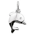 House collection 1321740 silver Charm Dolphin 14 x 10.5 mm