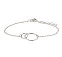 House collection Bracelet Silver Rounds 1.3 mm 16 + 2.5 cm