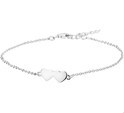 Home Collection Bracelet Silver Hearts 1.3 mm 16 + 3 cm
