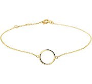 House Collection Bracelet Gold Round 0.8 mm 16.5 - 17.5 - 18.5 cm