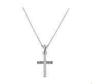 House collection 1322076 Silver Chain Cross 1.3 mm 41 + 4 cm