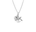 House Collection 1322068 Silver Necklace Faith, Hope And Love 41 + 4 cm