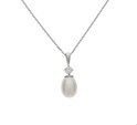 House collection 1322107 Silver Necklace Pearl 41 + 4 cm