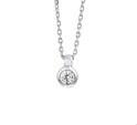 House collection 1322090 Silver Necklace Zirconia 5 mm x 40+4 cm