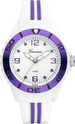 Garonne KQ27Q445 Children's watch plastic white-purple 36 mm