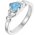 House collection Ring Heart Zirconia Silver
