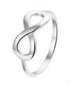 Home Collection Ring Infinity Silver Rhodium Plated