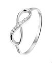 House Collection Ring Infinity Zirconia Silver Rhodium Plated