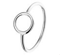 Home Collection Ring Circle Silver Rhodium Plated