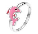 Home Collection Ring Dolphin Silver Rhodium Plated