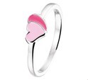Home Collection Ring Hearts Silver Rhodium Plated
