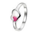 Home Collection Ring Heart Silver Rhodium Plated