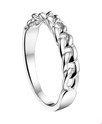 Home Collection Ring Gourmet Silver Rhodium Plated