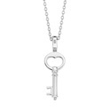 TI SENTO-Milano 6775SI Necklace with pendant Key 11 x 34 mm silver 38-48 cm