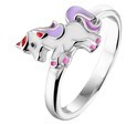 Home Collection Ring Unicorn Silver Rhodium Plated