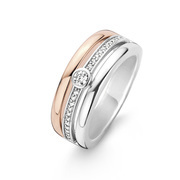 TI SENTO - Milano Ring 12094ZR Silver with a rose gold plating Size 48