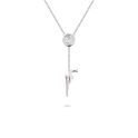 Rebel and Rose RR-NL012-S-52 Necklace Mary Has A Gun silver 45 cm silver