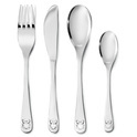 Zilverstad 6828030 Children's cutlery Bear Stainless steel 4-piece