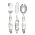 Zilverstad 4250070 Children's cutlery Farm animals 4-piece RV-steel silver-coloured