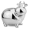 Zilverstad 6159261 Money box Cow with scarf silver plated lacquered 95 x 141 x 125 mm
