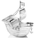 Zilverstad 6179261 Money box Pirate boat silver plated lacquered 66 x 135 x 150 mm