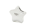 Money box Star with crown silver plated lacquered