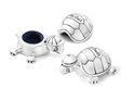 Zilverstad 6058261 tooth and hair lock box Tortoise silver plated lacquered