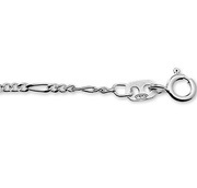House collection Bracelet Silver Figaro 1.75 mm 18 cm