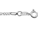 House collection Bracelet Silver Figaro 2.0 mm 18 cm