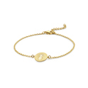 CO88 Collection Sense 8CB 90558 Steel Bracelet with Pineapple - 16.5 + 3.5 cm - Gold colored