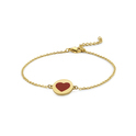CO88 Collection Beloved 8CB 90565 Steel Bracelet with Heart - 16.5 + 3.5 cm - Gold colored