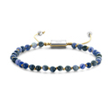 Frank 1967 7FB 0365 Bracelet Beads natural stone blue 4 mm
