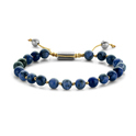 Frank 1967 Beads 7FB 0371 Bracelet Beads natural stone 6 mm blue