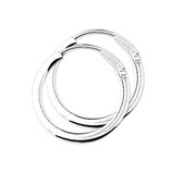 TFT Hoops Square Tube Silver Shiny 2 mm x 14 mm