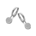 CO88 Collection Sense 8CE 70087 Steel Earrings - 16 mm - Tortoise - Silver colored
