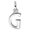 House collection 1321849 silver Charm Letter -G- of 12 x 7 mm